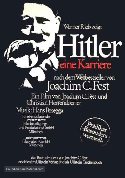 Hitler - eine Karriere - German Movie Poster