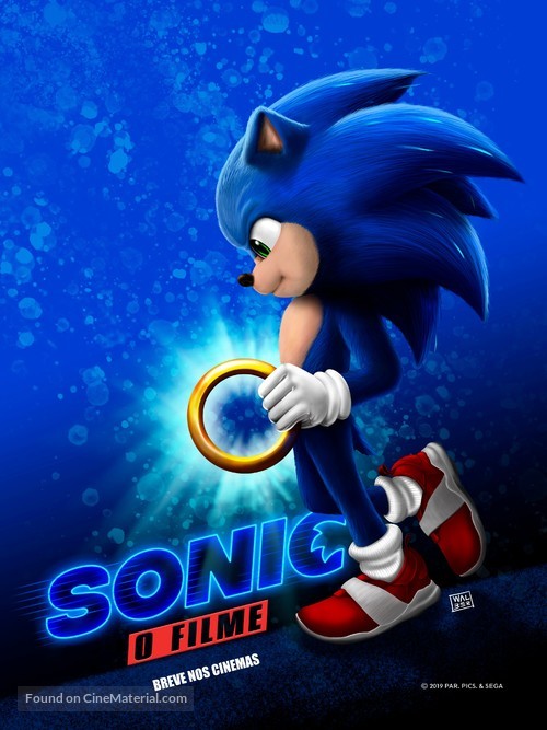 Sonic the Hedgehog - Brazilian Movie Poster