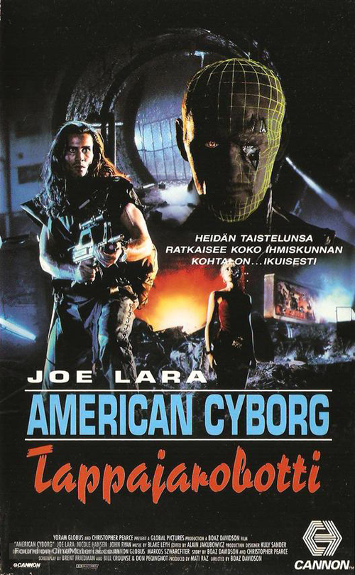American Cyborg: Steel Warrior - Finnish VHS movie cover