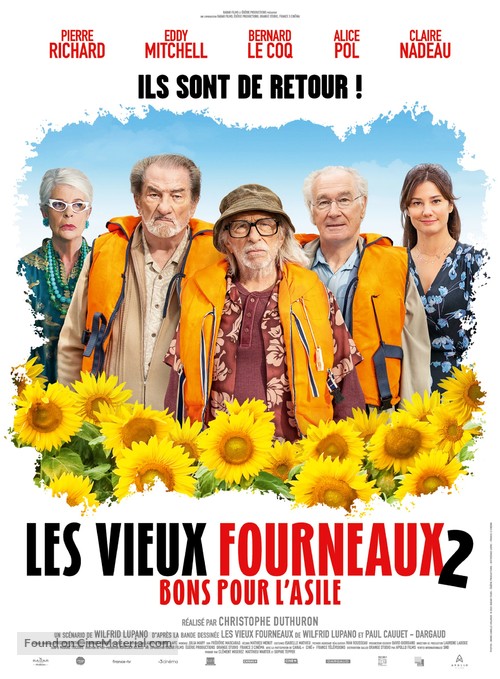 Les vieux fourneaux 2: Bons pour l&#039;asile - French Movie Poster