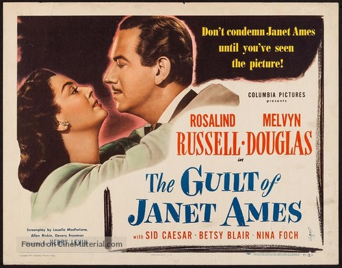 The Guilt of Janet Ames - Movie Poster