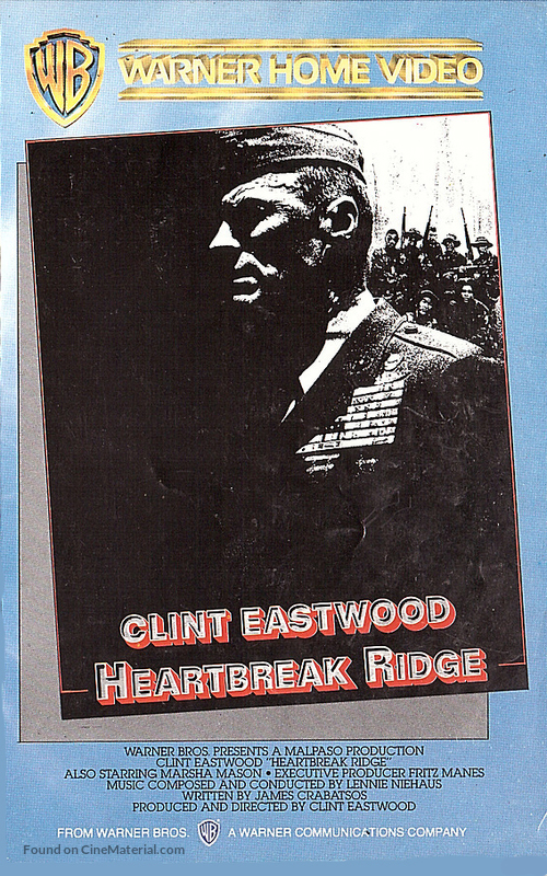 Heartbreak Ridge - Finnish VHS movie cover