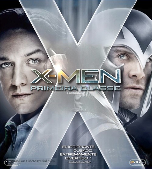 X-Men: First Class - Brazilian Blu-Ray movie cover