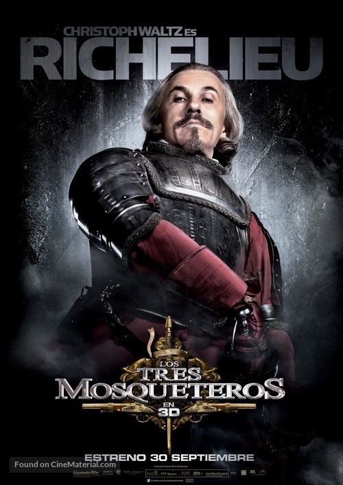 The Three Musketeers - Spanish Movie Poster