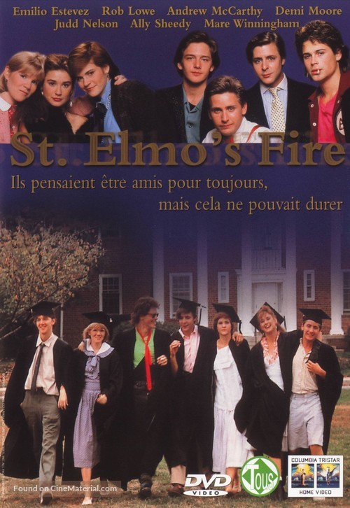 St. Elmo&#039;s Fire - French Movie Cover