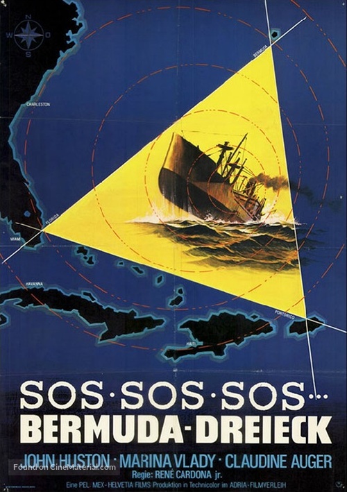 The Bermuda Triangle - German Movie Poster