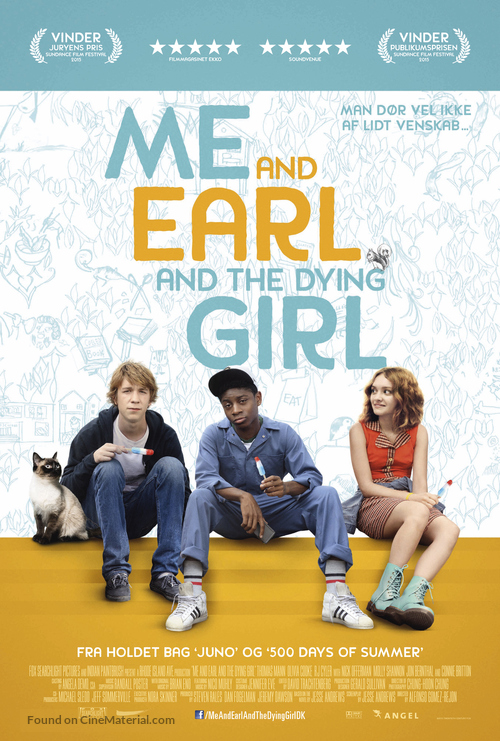 Me and Earl and the Dying Girl - Danish Movie Poster