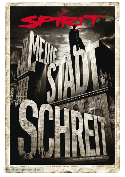 The Spirit - German Movie Poster