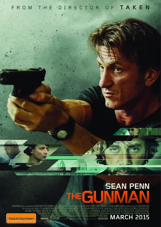 The Gunman - Australian Movie Poster