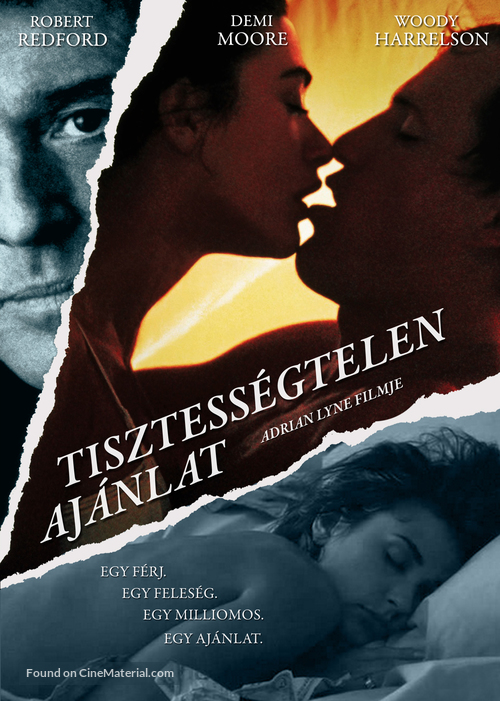 Indecent Proposal - Hungarian Movie Poster