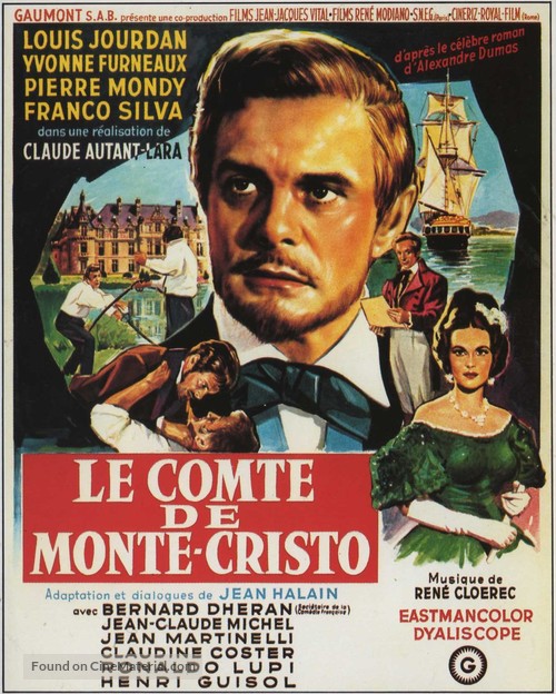 Le comte de Monte Cristo - French Movie Poster