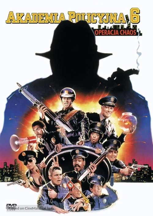 Police Academy 6: City Under Siege - Polish DVD movie cover