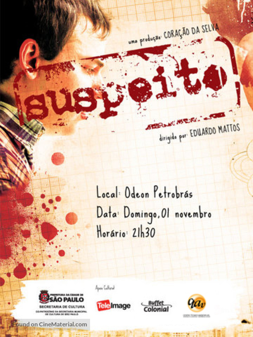 Suspeito - Brazilian Movie Poster