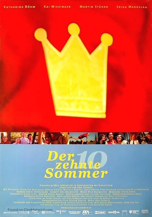 Der zehnte Sommer - German Movie Poster