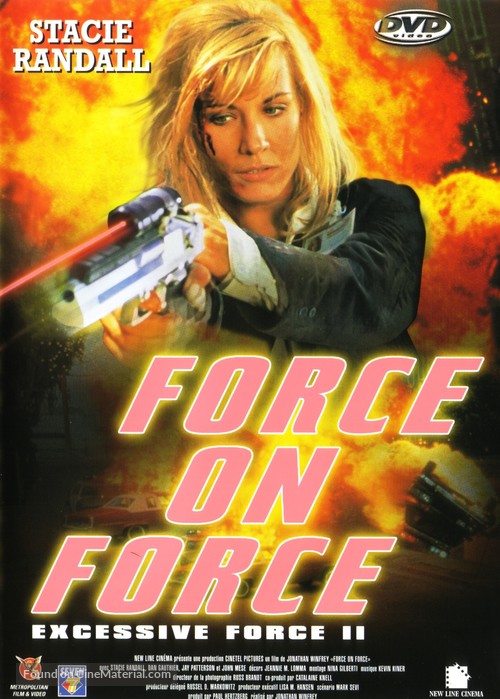 Excessive Force II: Force on Force - French DVD movie cover