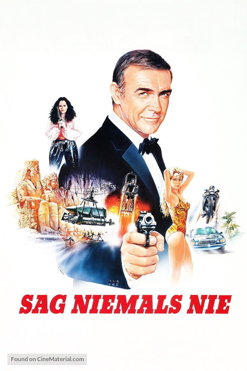 Never Say Never Again - German Movie Cover