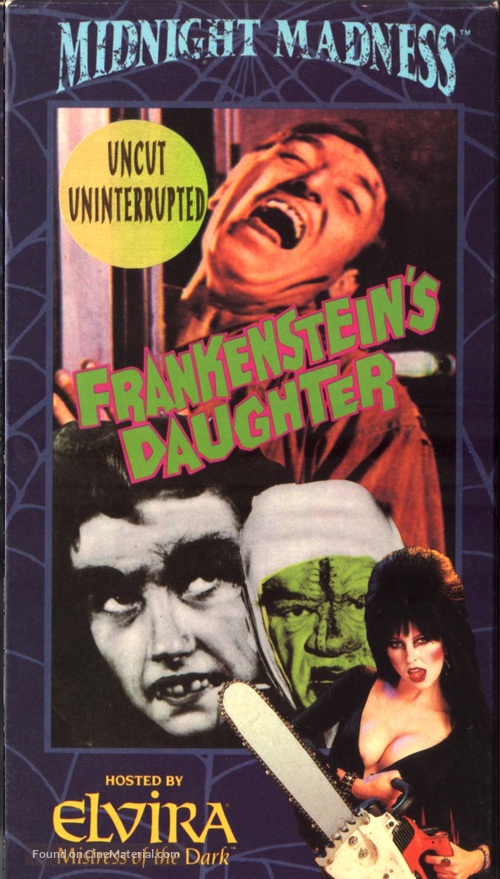 Frankenstein&#039;s Daughter - VHS movie cover