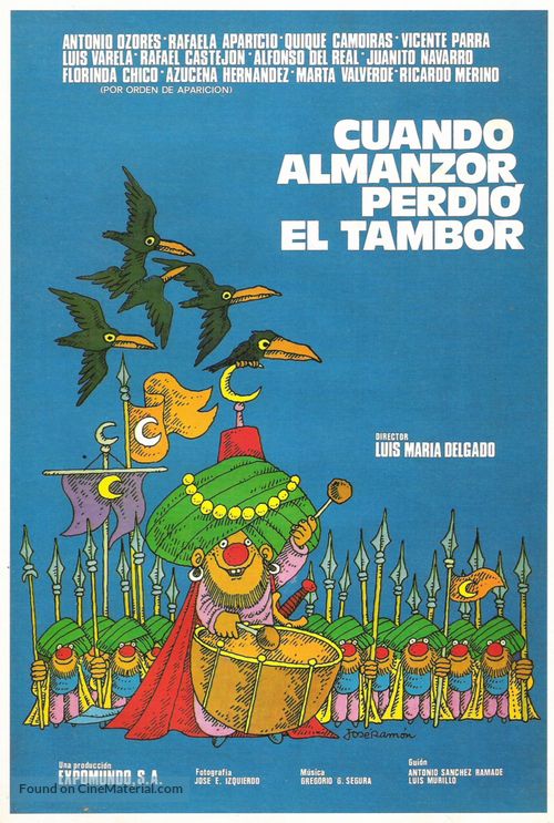 Cuando Almanzor perdi&oacute; el tambor - Spanish Movie Poster