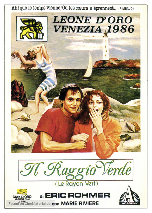 Rayon vert, Le - Italian Movie Poster
