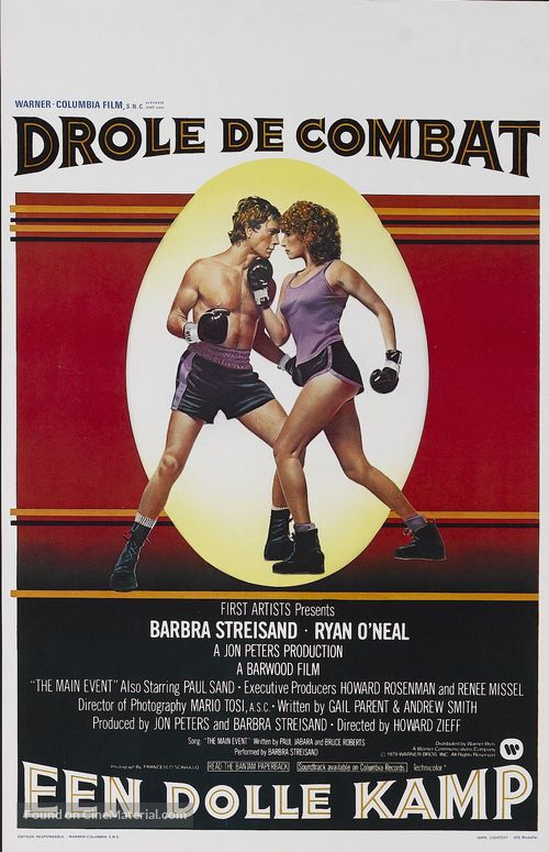 The Main Event - Belgian Movie Poster