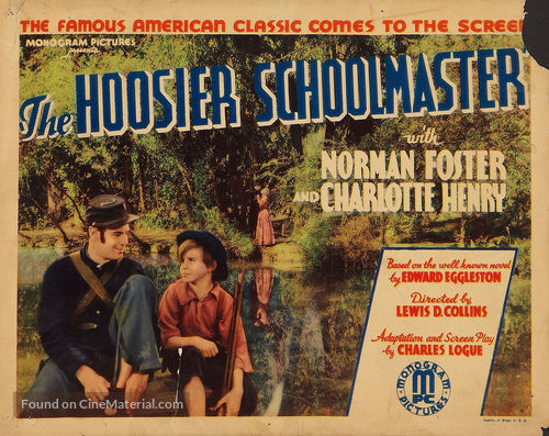 The Hoosier Schoolmaster - Movie Poster