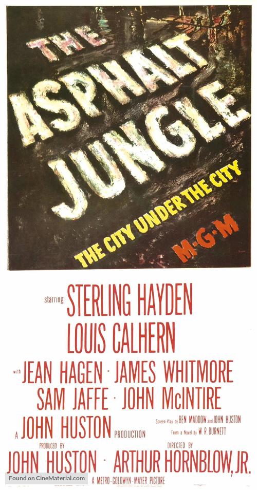 The Asphalt Jungle - Theatrical movie poster