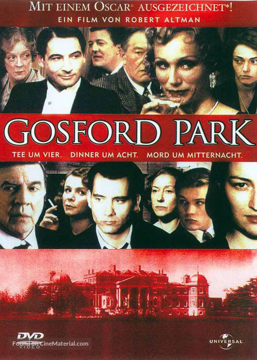 Gosford Park - German Movie Cover