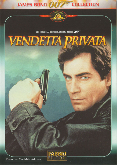 Licence To Kill - Italian Movie Cover