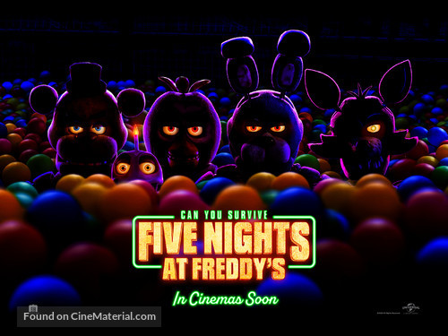 Five Nights at Freddy&#039;s - British Movie Poster