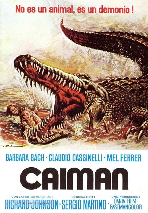 Il fiume del grande caimano - Spanish Movie Poster