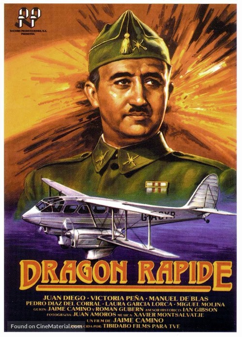 Drag&oacute;n Rapide - Spanish Movie Poster