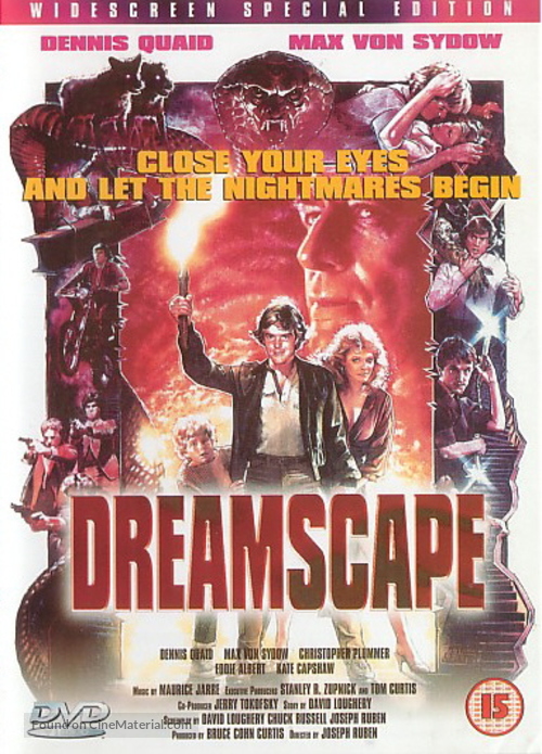 Dreamscape - British DVD movie cover