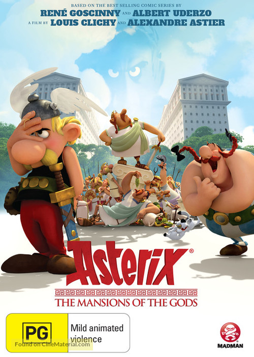 Ast&eacute;rix: Le domaine des dieux - Australian DVD movie cover