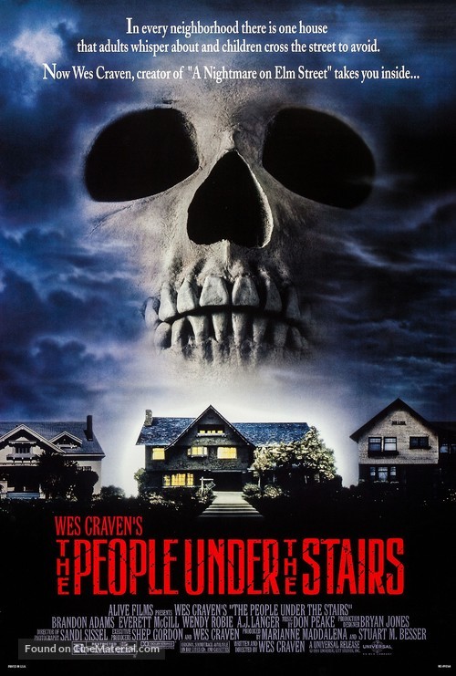 The People Under The Stairs - Movie Poster