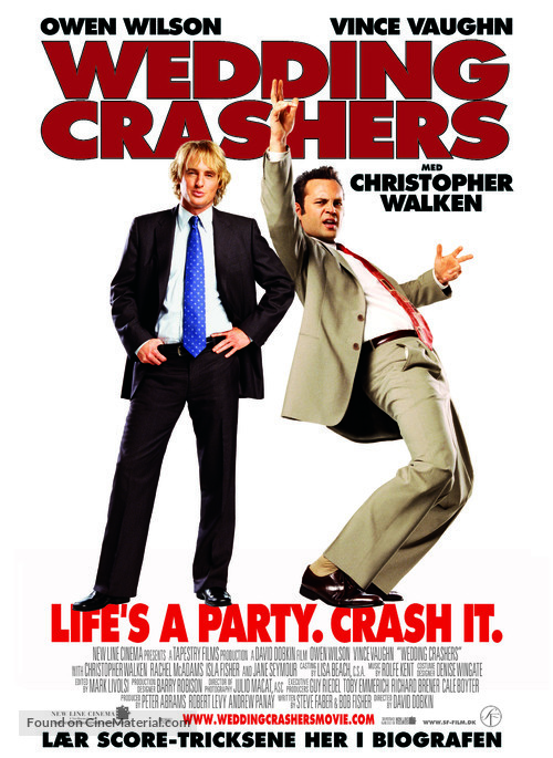 Wedding Crashers - Danish Movie Poster