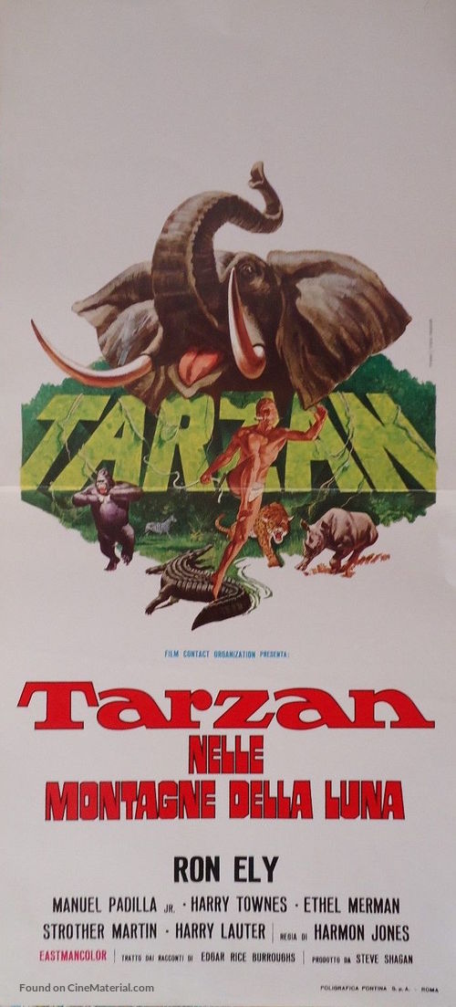 &quot;Tarzan&quot; - Italian Movie Poster