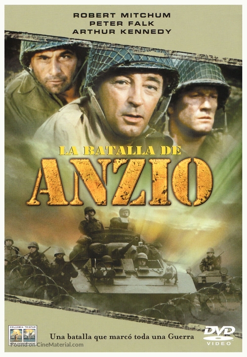 Lo Sbarco di Anzio - Spanish DVD movie cover