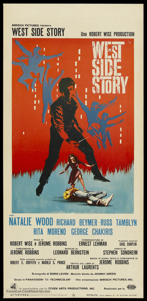 West Side Story - Italian Movie Poster