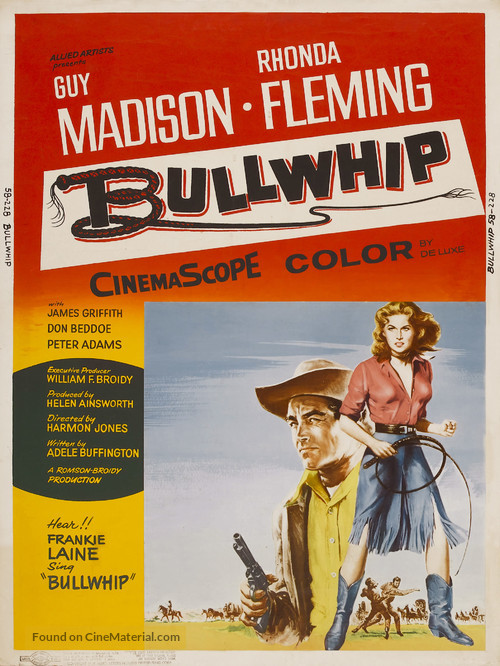 Bullwhip (1958) movie poster