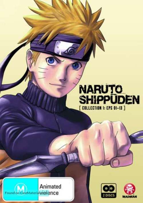 &quot;Naruto: Shipp&ucirc;den&quot; - Australian DVD movie cover