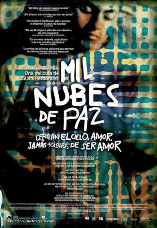 Mil nubes de paz cercan el cielo, amor, jam&aacute;s acabar&aacute;s de ser amor - Mexican Movie Poster
