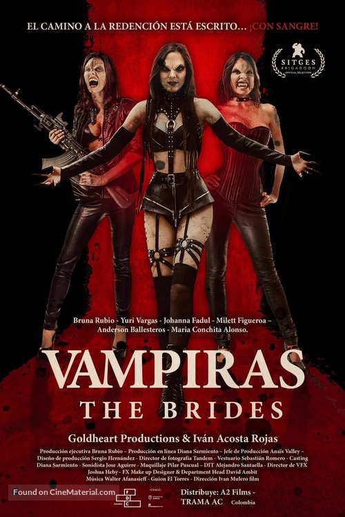 Vampiras: The Brides - Colombian Movie Poster