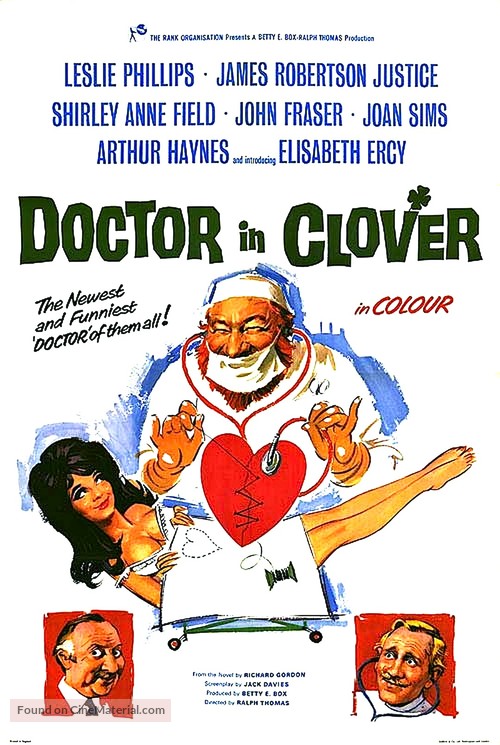 Doctor in Clover - British Movie Poster