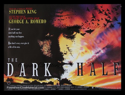 The Dark Half - British Movie Poster