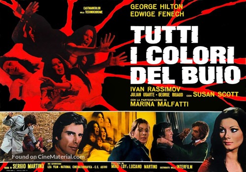 Tutti i colori del buio - Italian Movie Poster