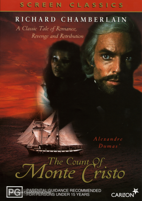 The Count of Monte-Cristo - Australian DVD movie cover