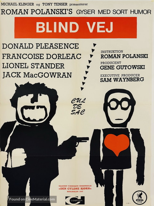 Cul-de-sac - Danish Movie Poster