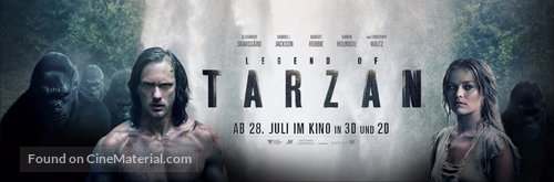 The Legend of Tarzan - German Movie Poster