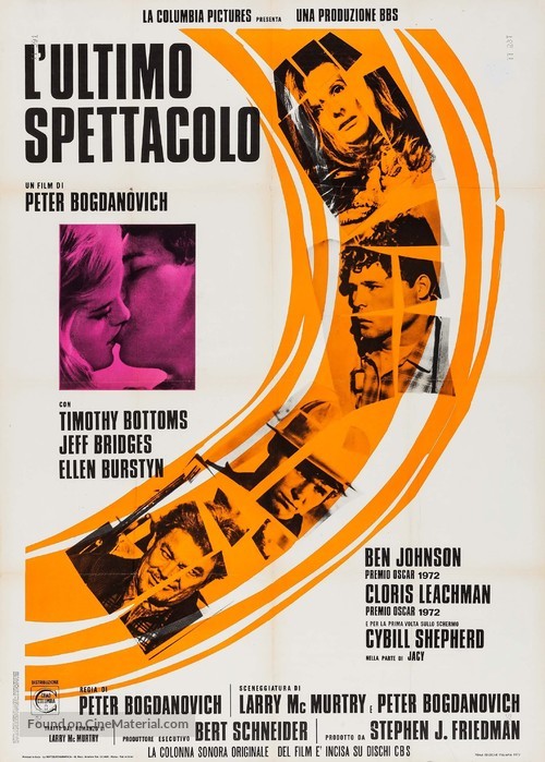 The Last Picture Show - Italian Movie Poster