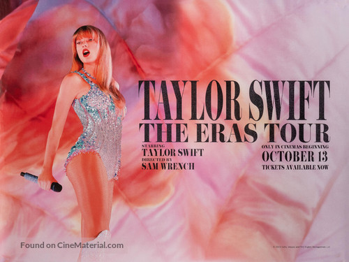 Taylor Swift: The Eras Tour - British Movie Poster